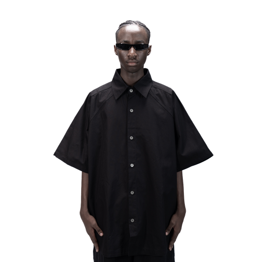 DETACHABLE S-S SHIRT - BLACK