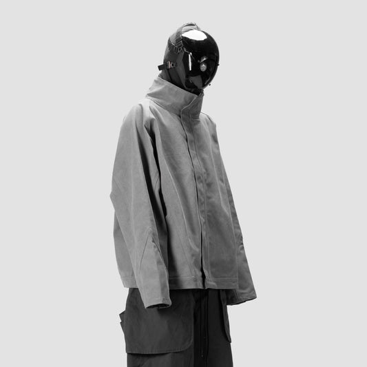 BAT PANEL PARKA - GREY
