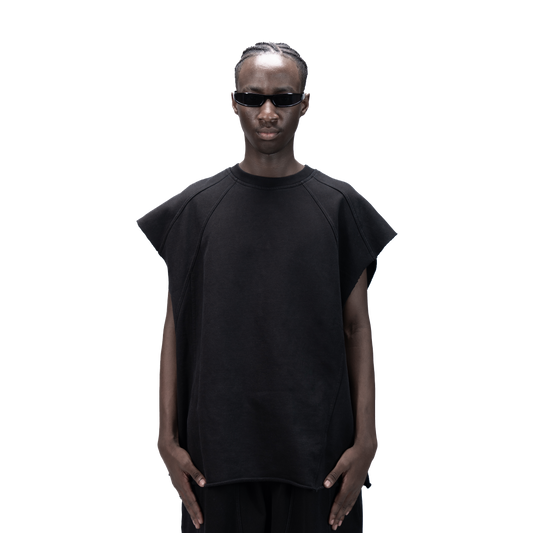 626 BAT PANEL TANK TOP - BLACK