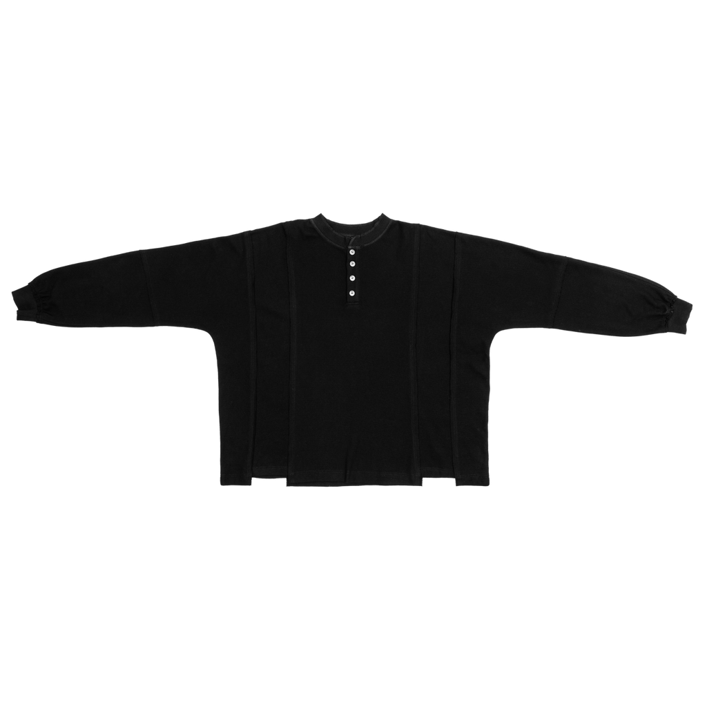[PRE-ORDER] 626 HENLEY L-S SHIRT - BLACK
