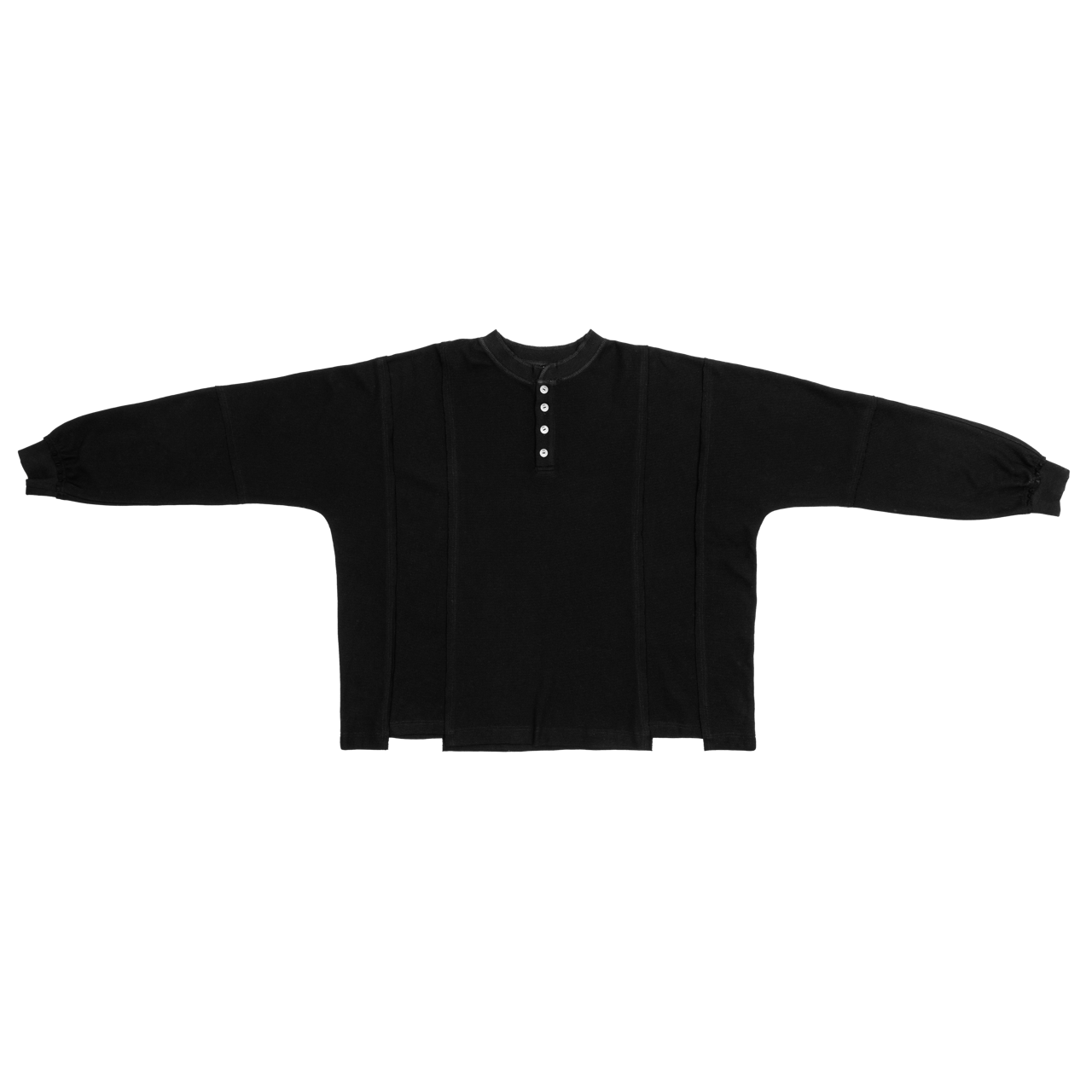 [PRE-ORDER] 626 HENLEY L-S SHIRT - BLACK