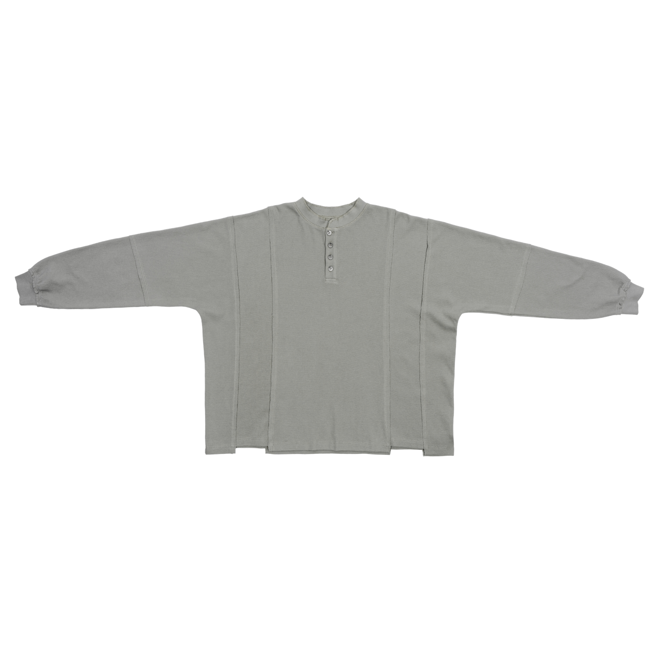 626 HENLEY L-S SHIRT - GREY – P-23