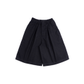 ASYMMETRICAL JORTS - BLACK