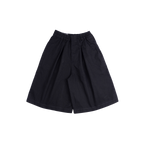 ASYMMETRICAL JORTS - BLACK