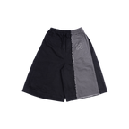 ASYMMETRICAL JORTS - BLACK