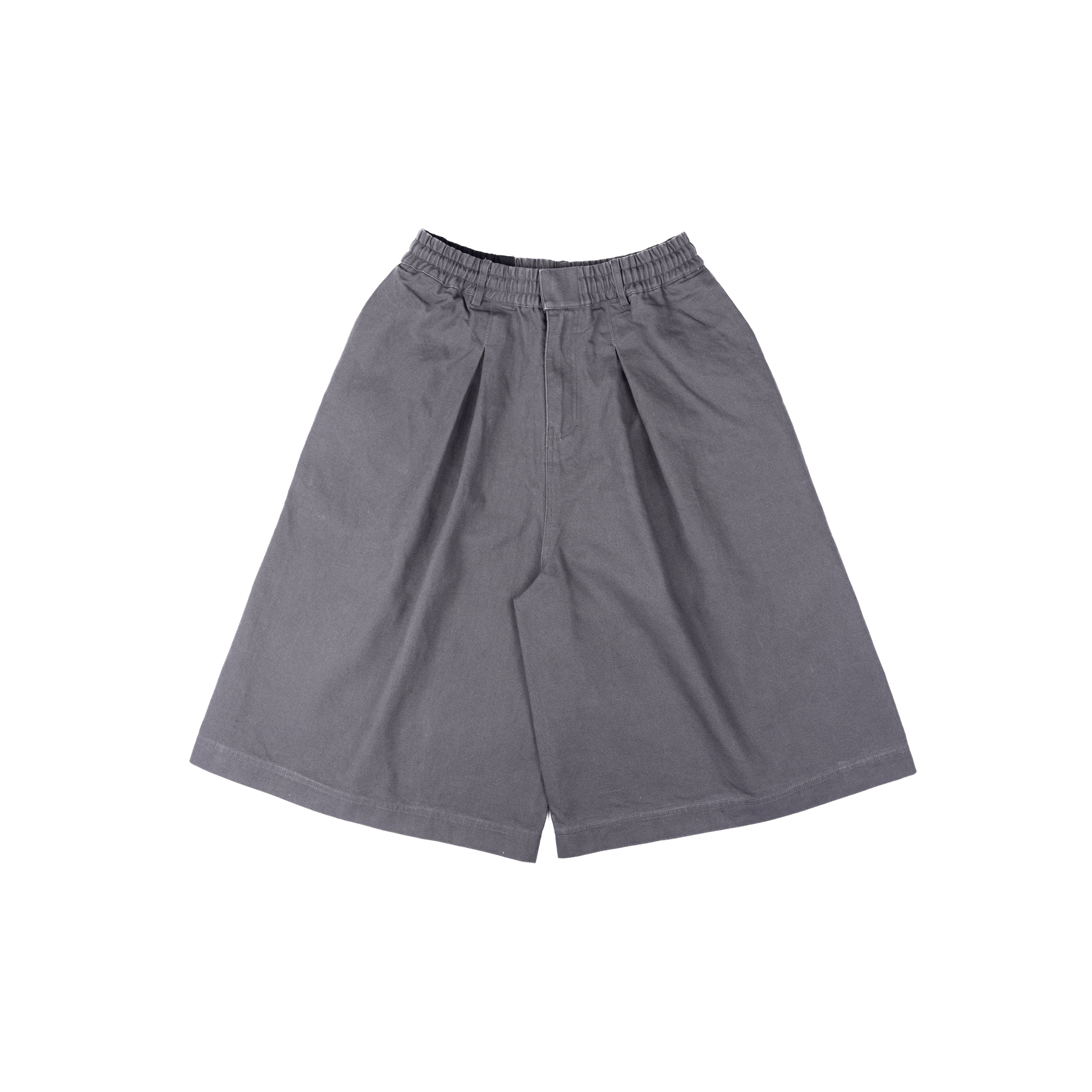 ASYMMETRICAL JORTS - GREY