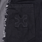 ASYMMETRICAL JORTS - GREY