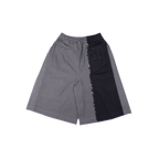 ASYMMETRICAL JORTS - GREY