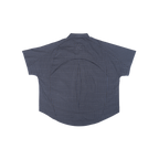 MANDARIN BACK PLEATED SHIRT - CHECKERED