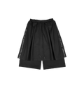 NOBAKAMA JORTS - BLACK