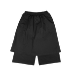 NOBAKAMA JORTS - BLACK