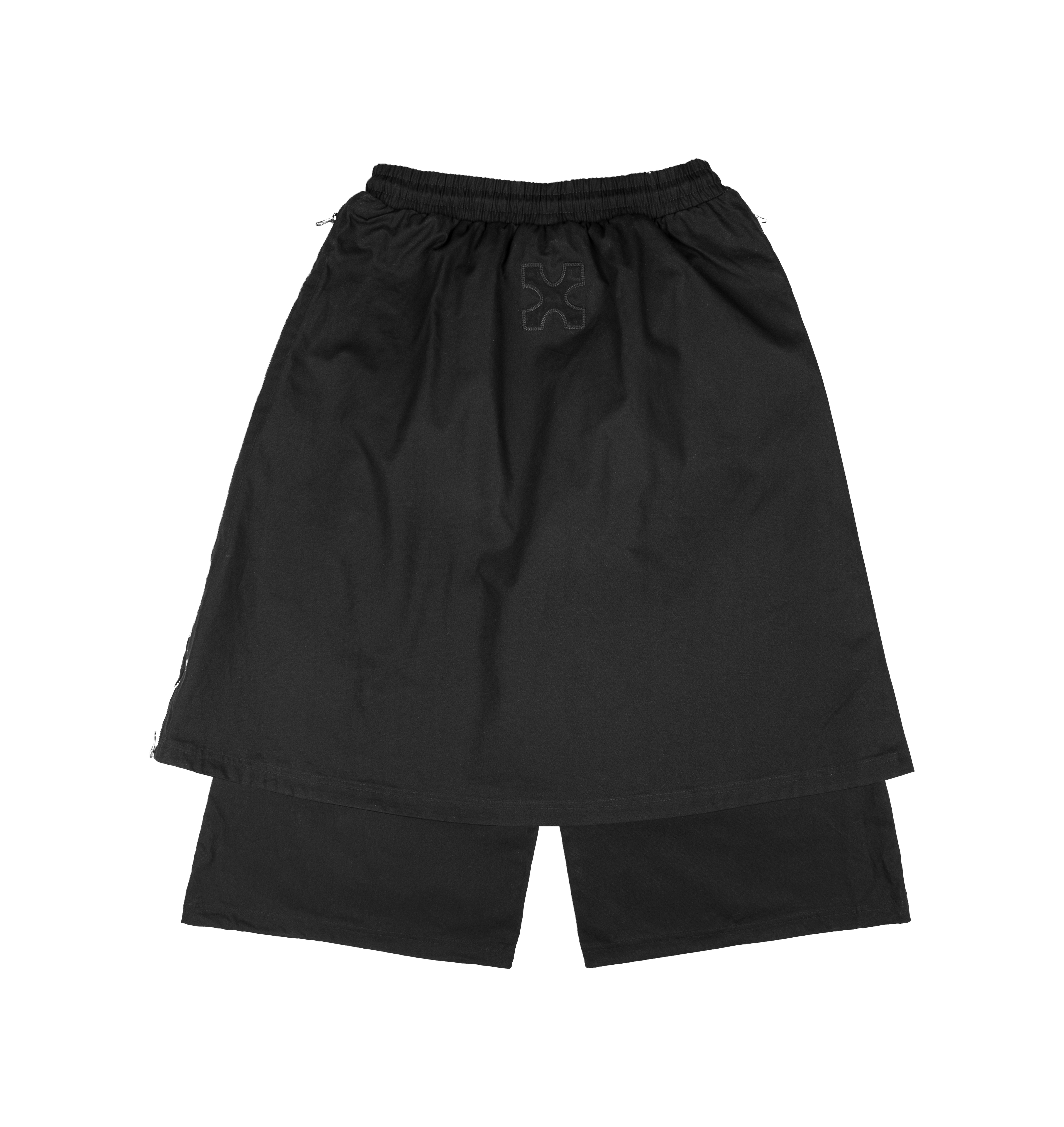 NOBAKAMA JORTS - BLACK