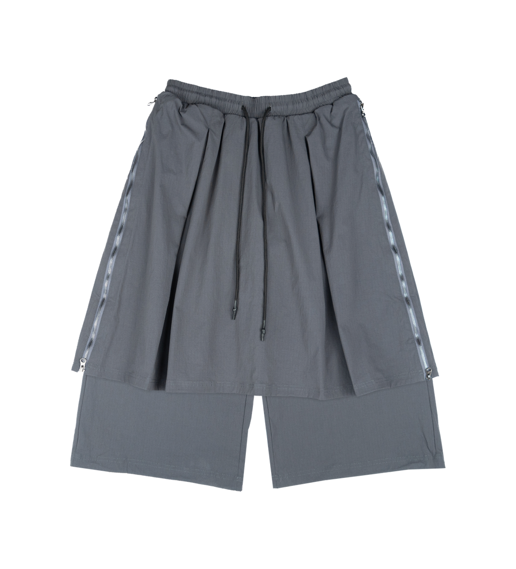 NOBAKAMA JORTS - GREY