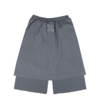 NOBAKAMA JORTS - GREY
