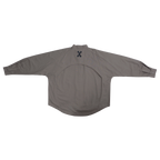 MANDARIN COLLAR L/S SHIRT - GREY