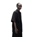 DETACHABLE S-S SHIRT - BLACK