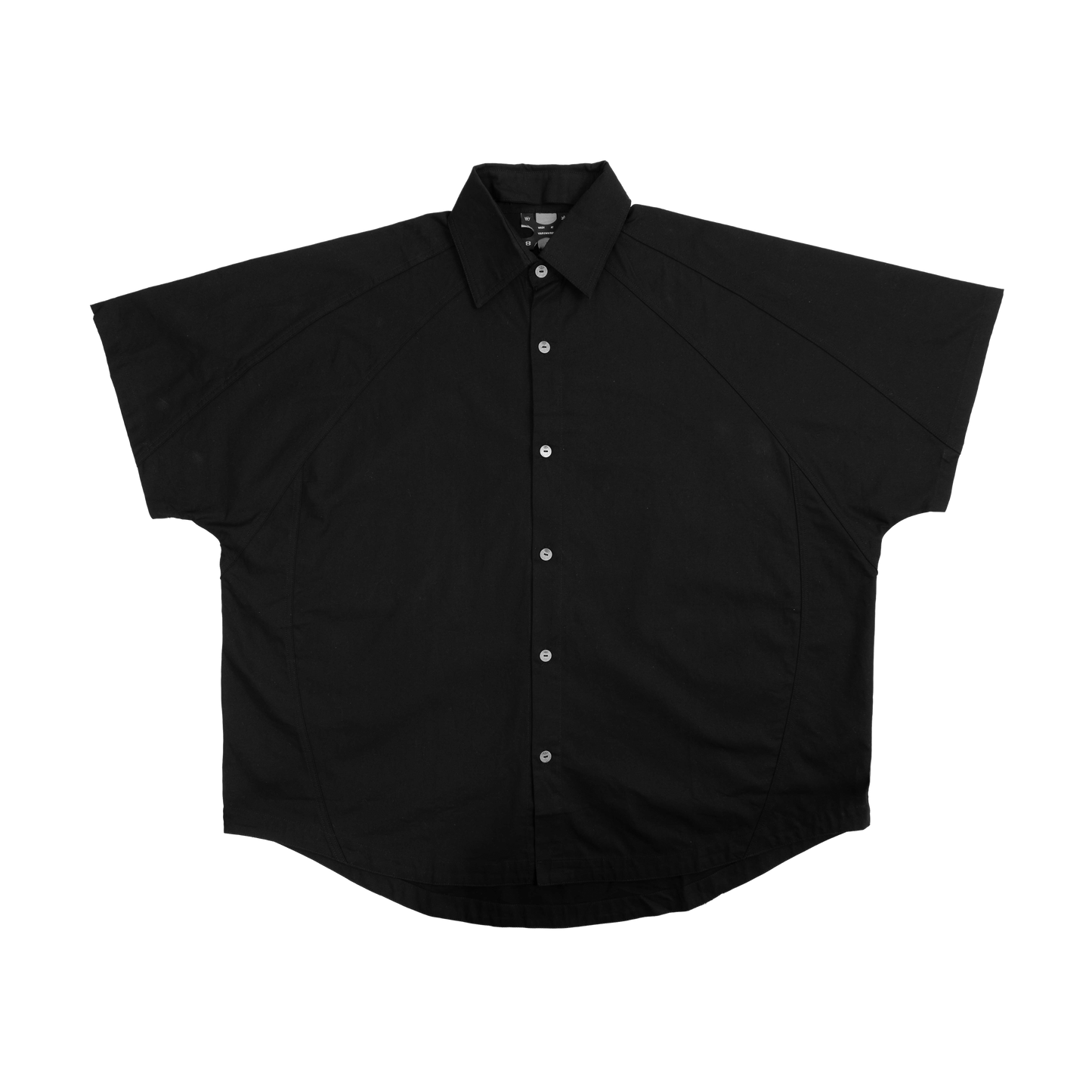 DETACHABLE S-S SHIRT - BLACK