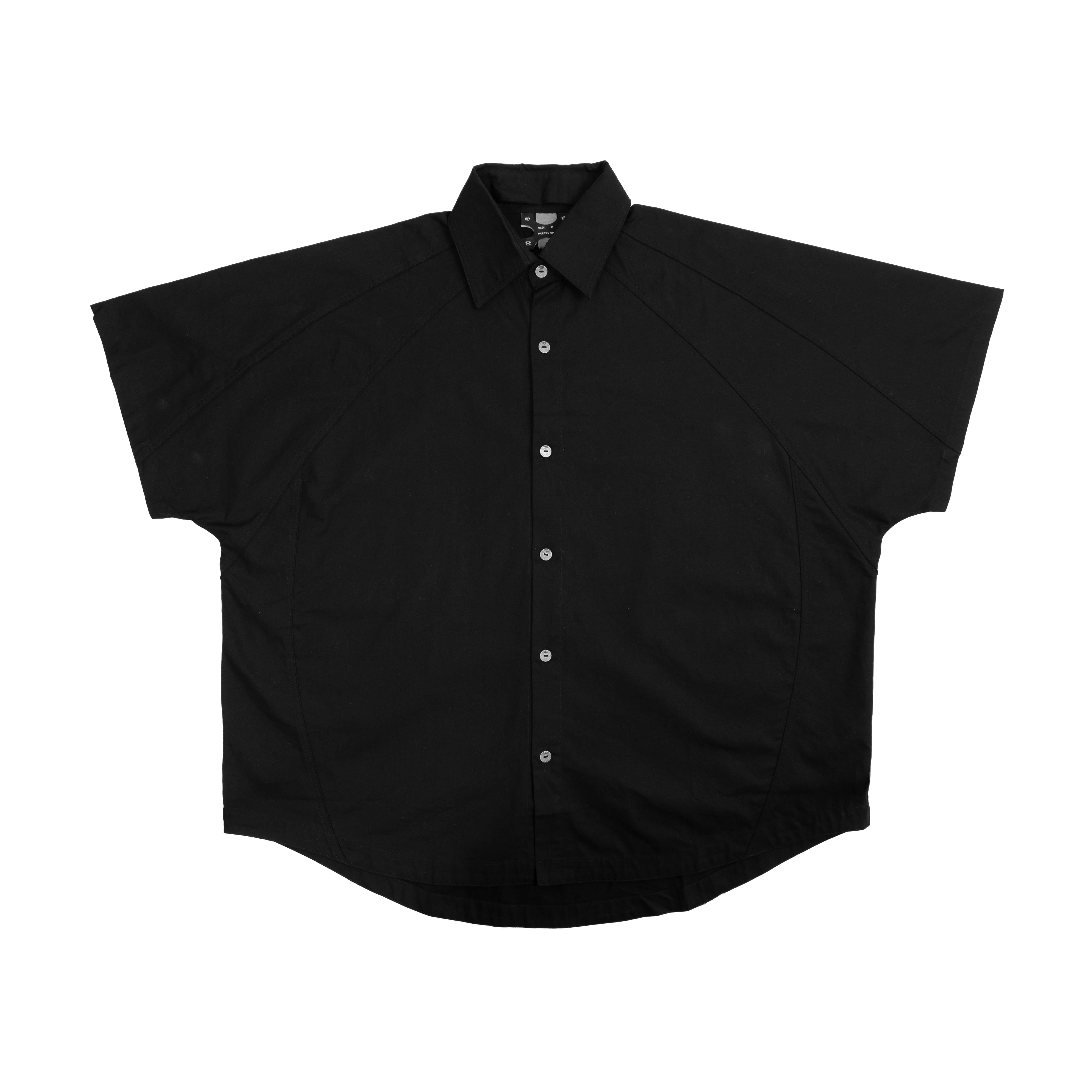 DETACHABLE S-S SHIRT - BLACK