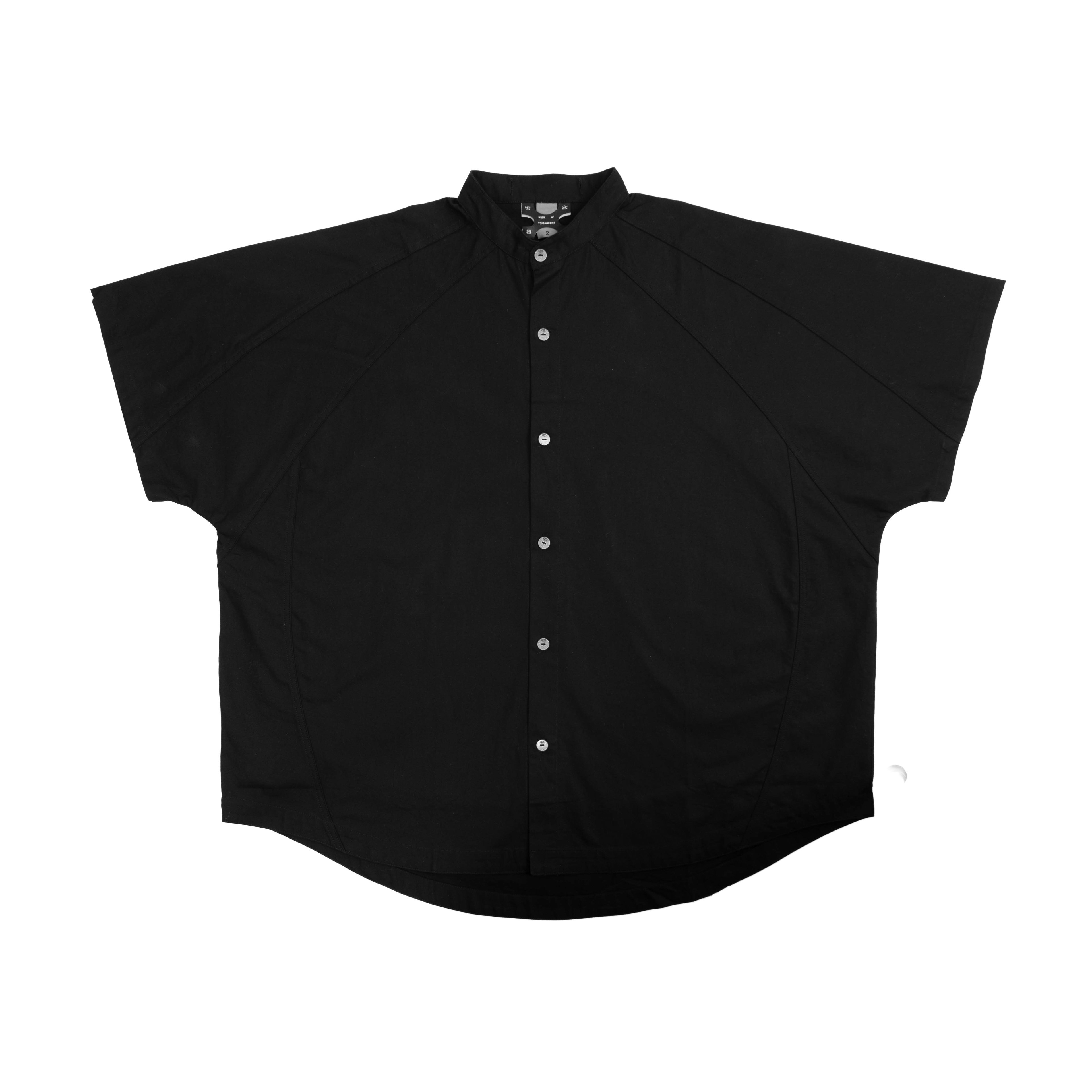 DETACHABLE S-S SHIRT - BLACK