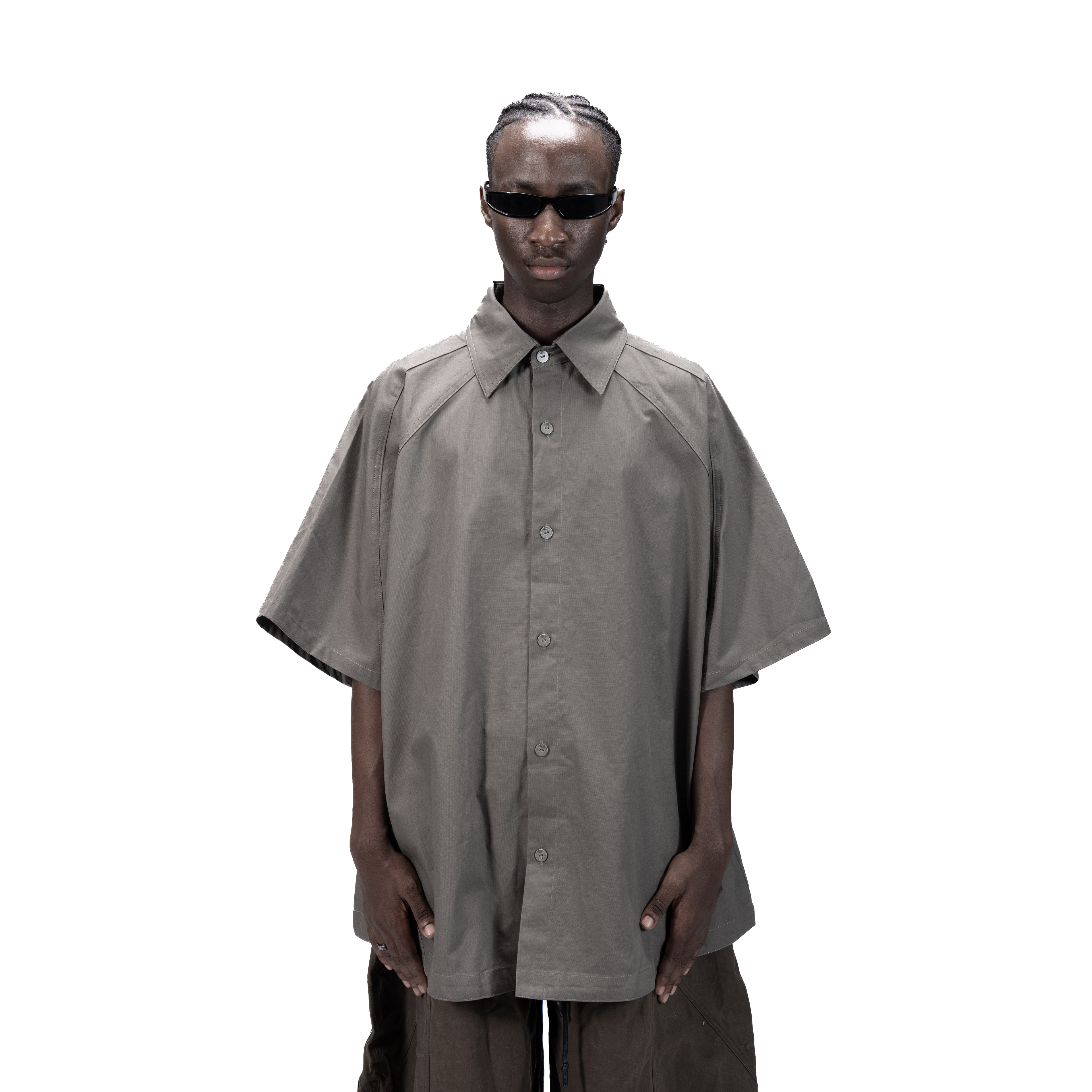 DETACHABLE S-S SHIRT - GREEN