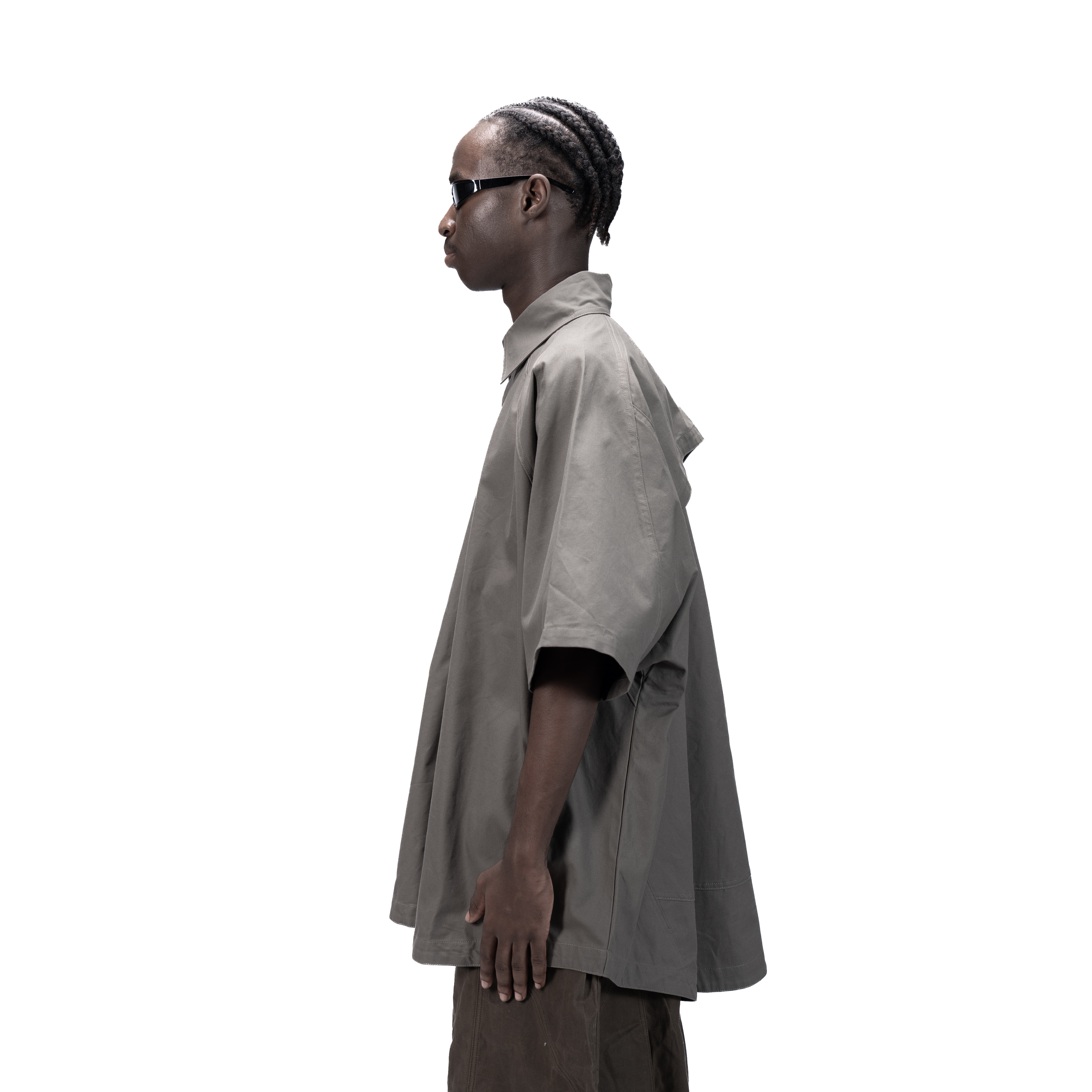 DETACHABLE S-S SHIRT - GREEN