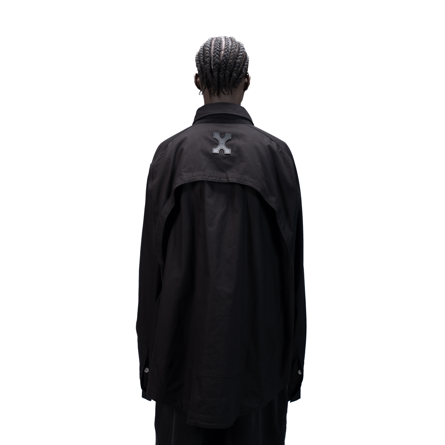 [PRE-ORDER] DETACHABLE L-S SHIRT - BLACK