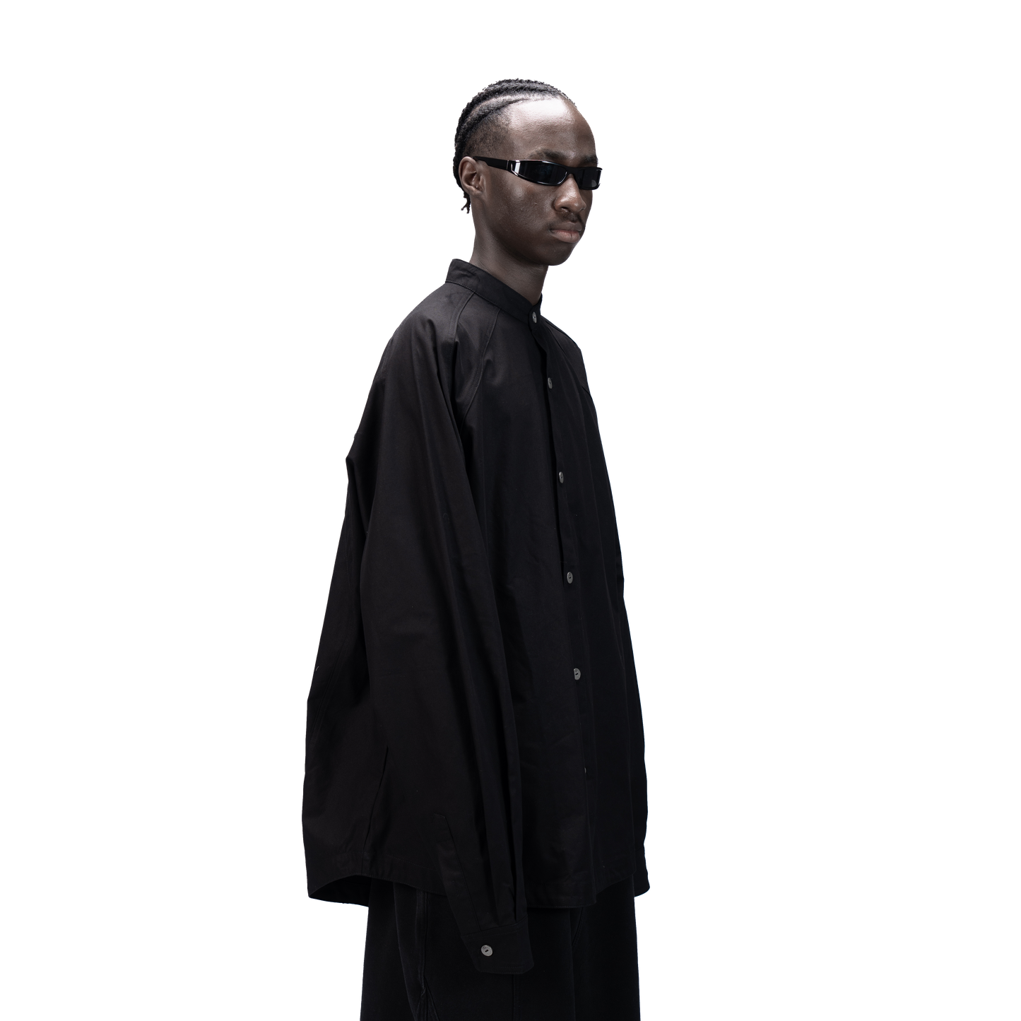 [PRE-ORDER] DETACHABLE L-S SHIRT - BLACK