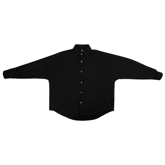 [PRE-ORDER] DETACHABLE L-S SHIRT - BLACK