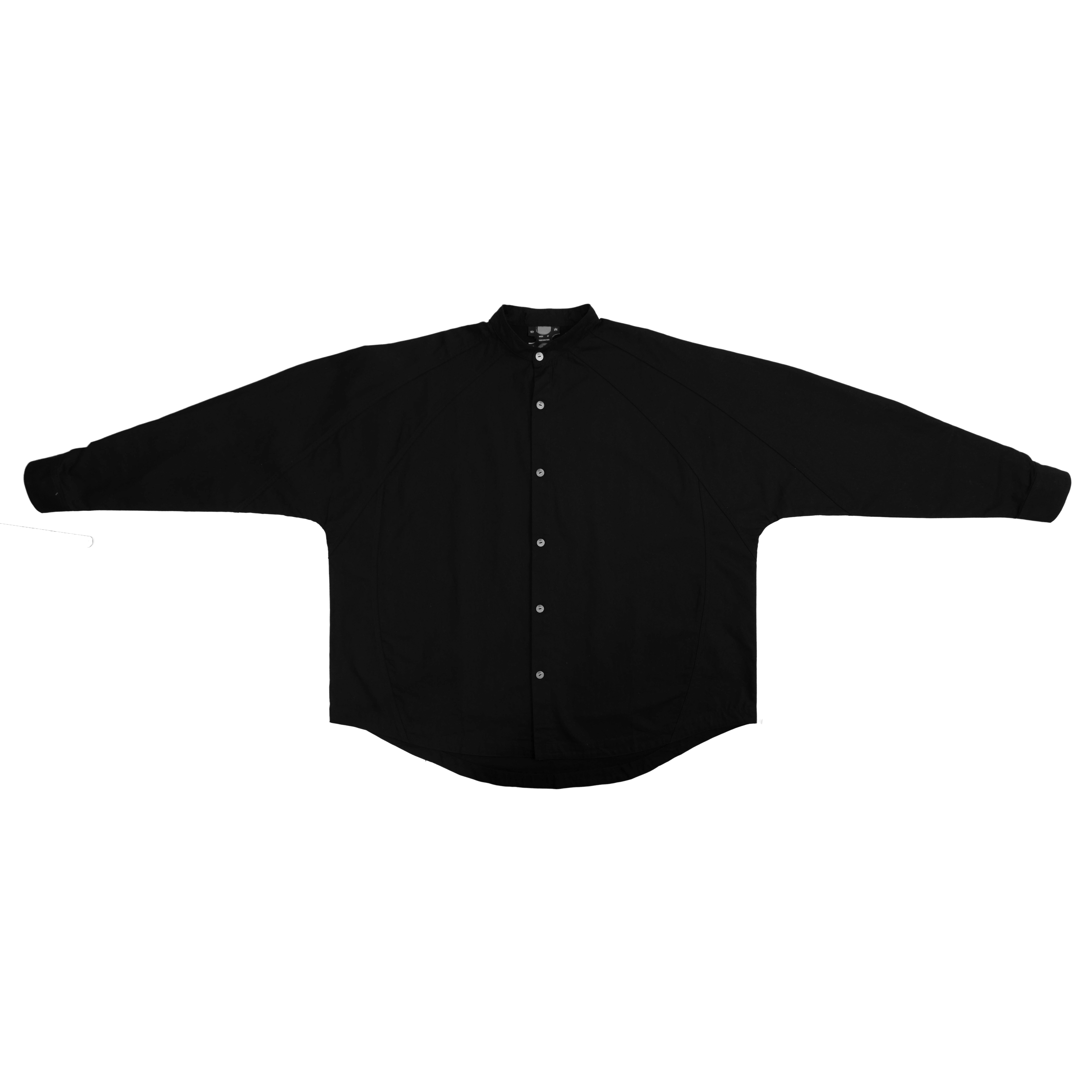DETACHABLE L-S SHIRT - BLACK