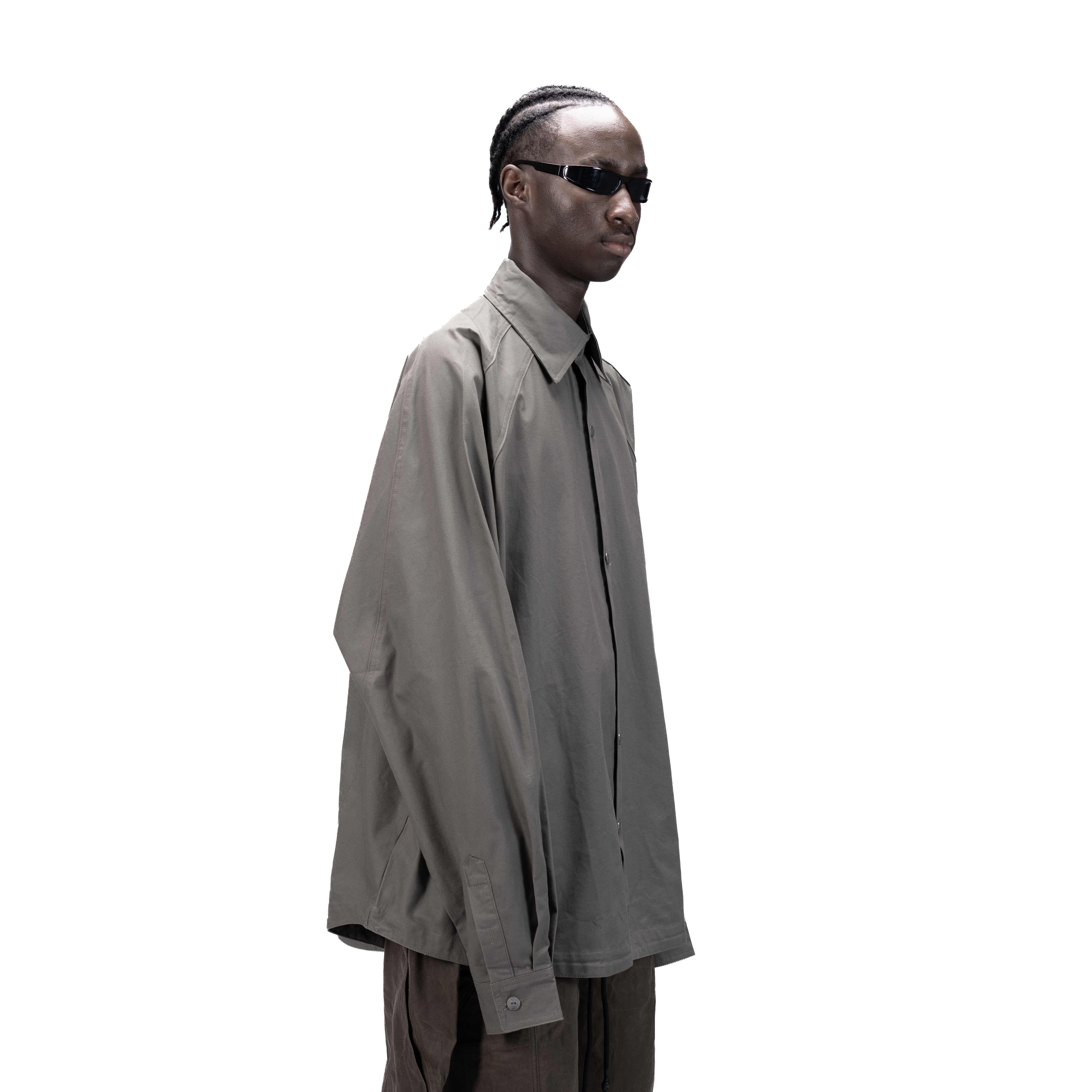 DETACHABLE L-S SHIRT - GREEN