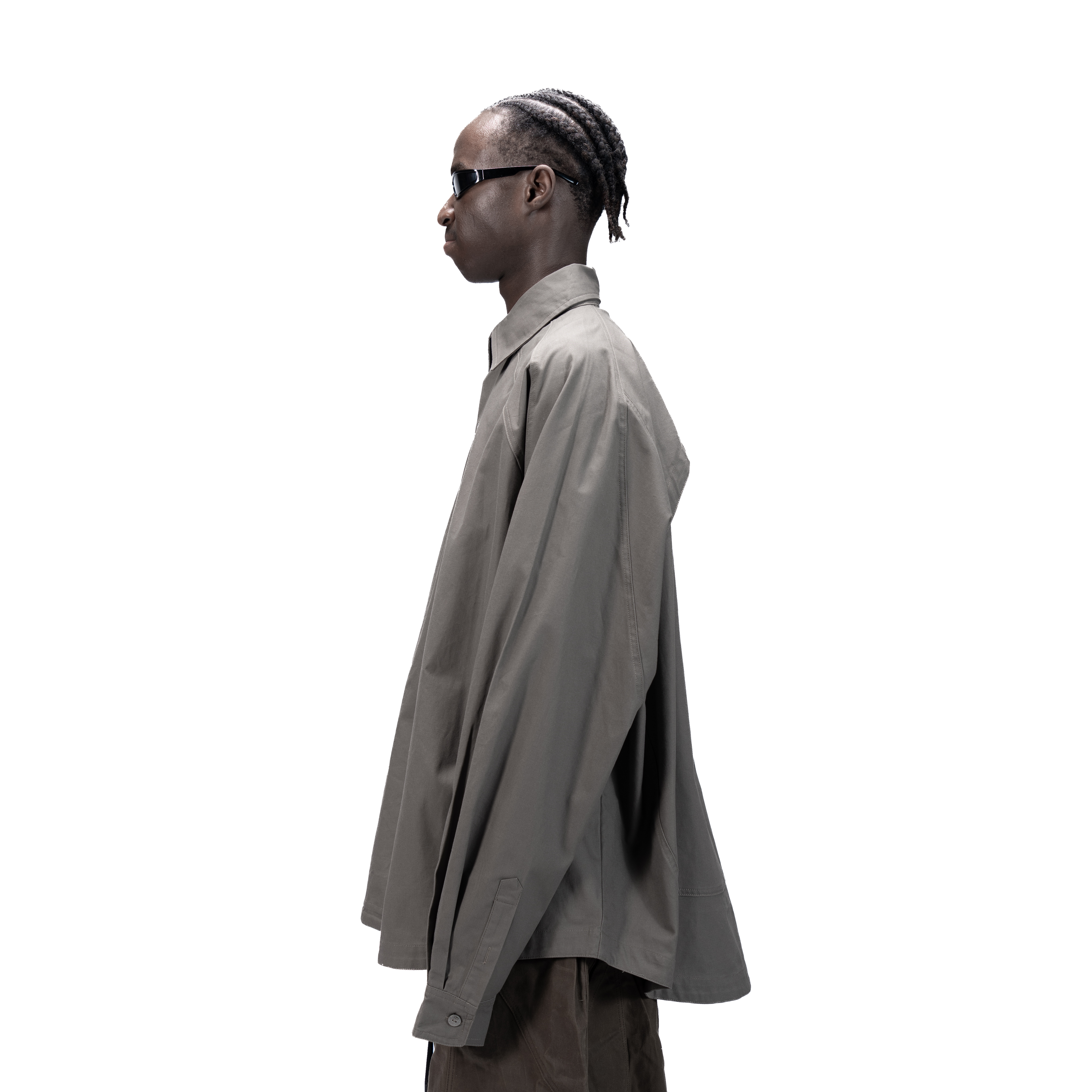 DETACHABLE L-S SHIRT - GREEN