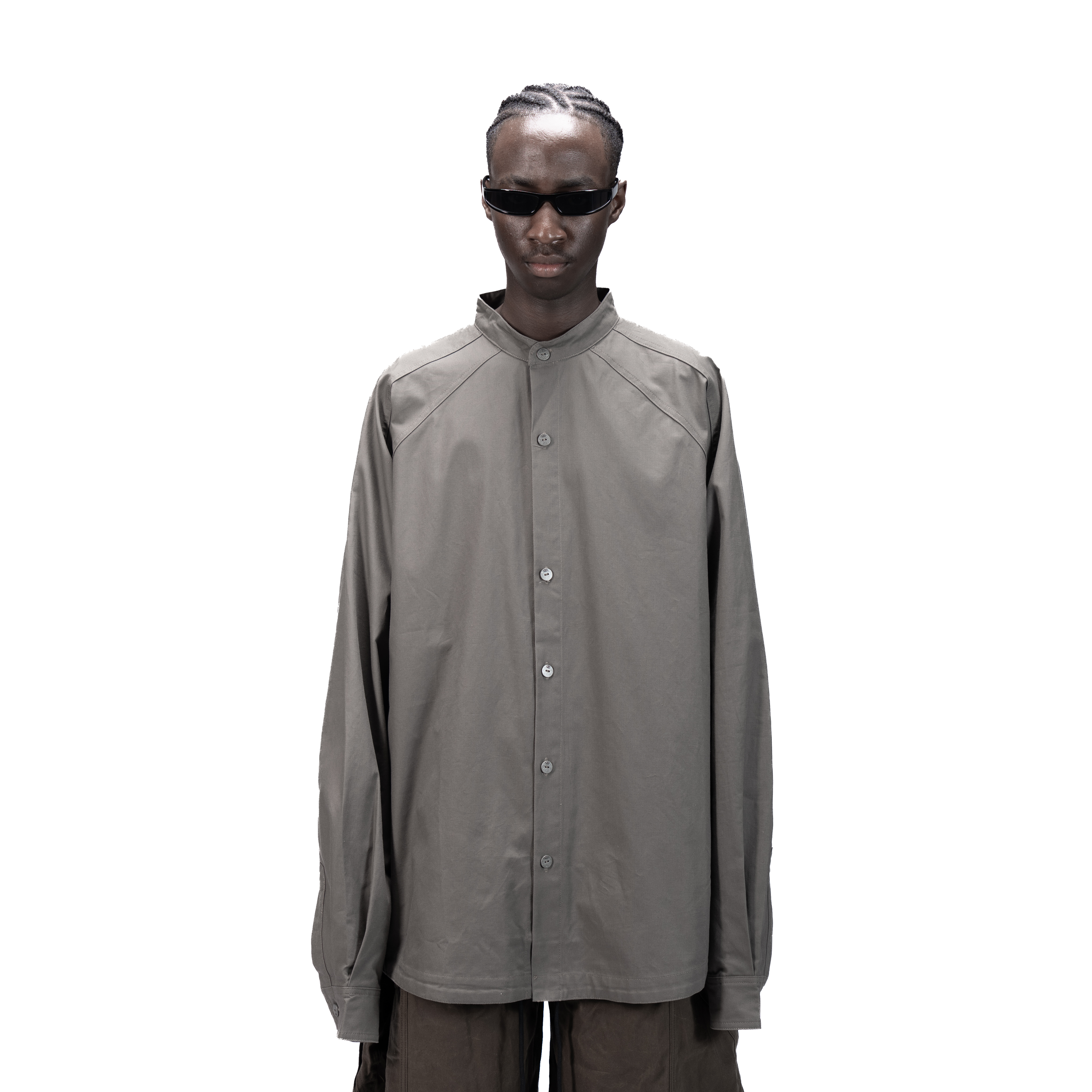 DETACHABLE L-S SHIRT - GREEN