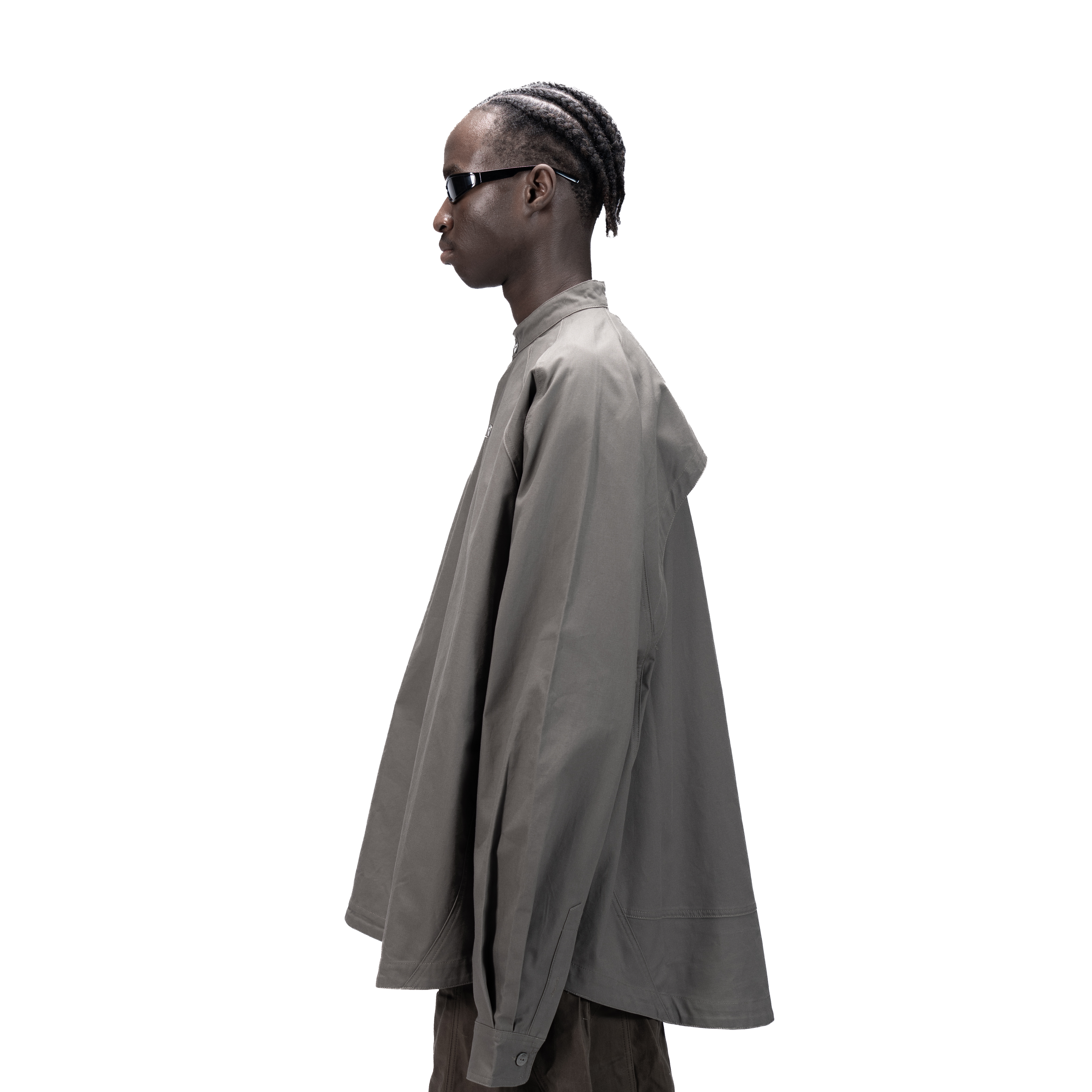 DETACHABLE L-S SHIRT - GREEN