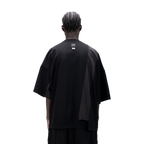 ASYMMETRICAL T-SHIRT - BLACK