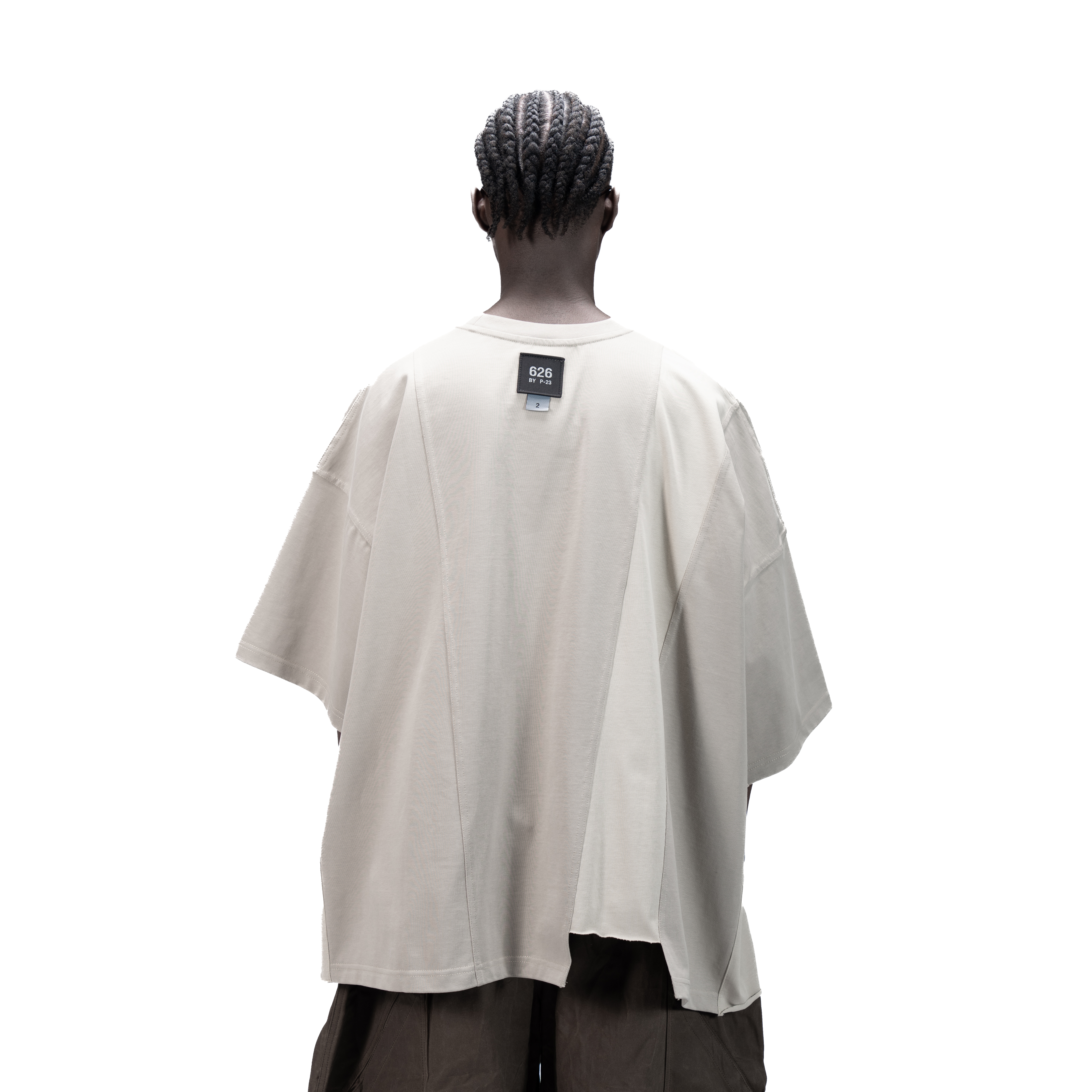 ASYMMETRICAL T-SHIRT - BEIGE