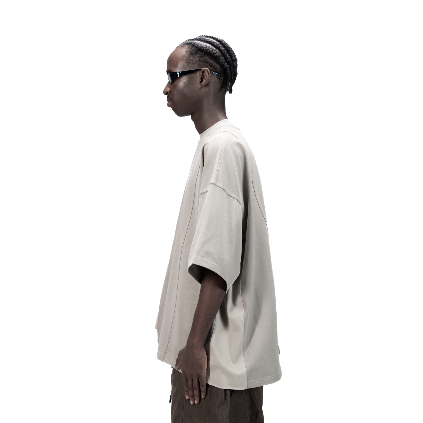 [PRE-ORDER] ASYMMETRICAL T-SHIRT - BEIGE