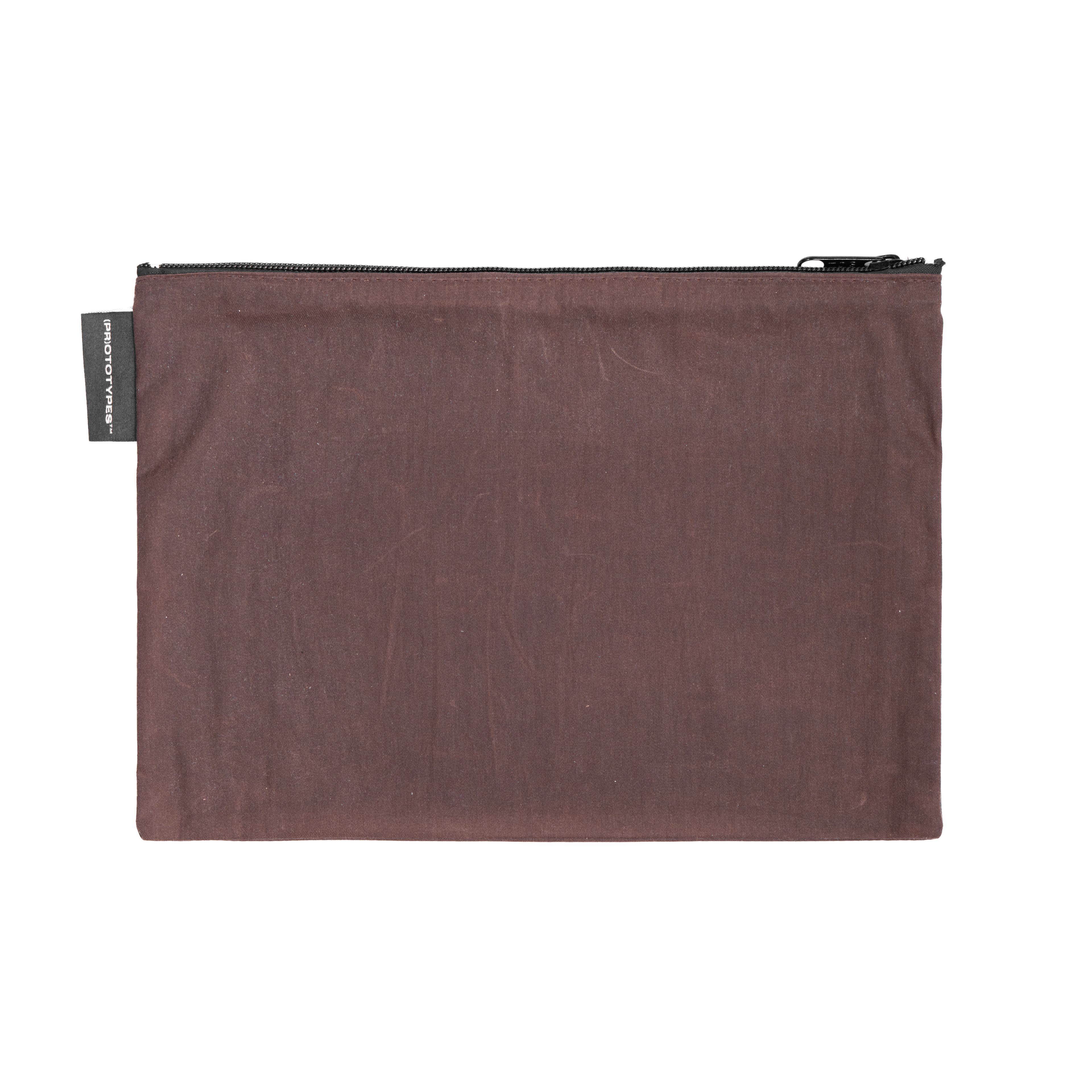 WAX CANVAS POUCH SET - DARK BROWN