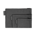 WAX CANVAS POUCH SET - LIGHT BROWN