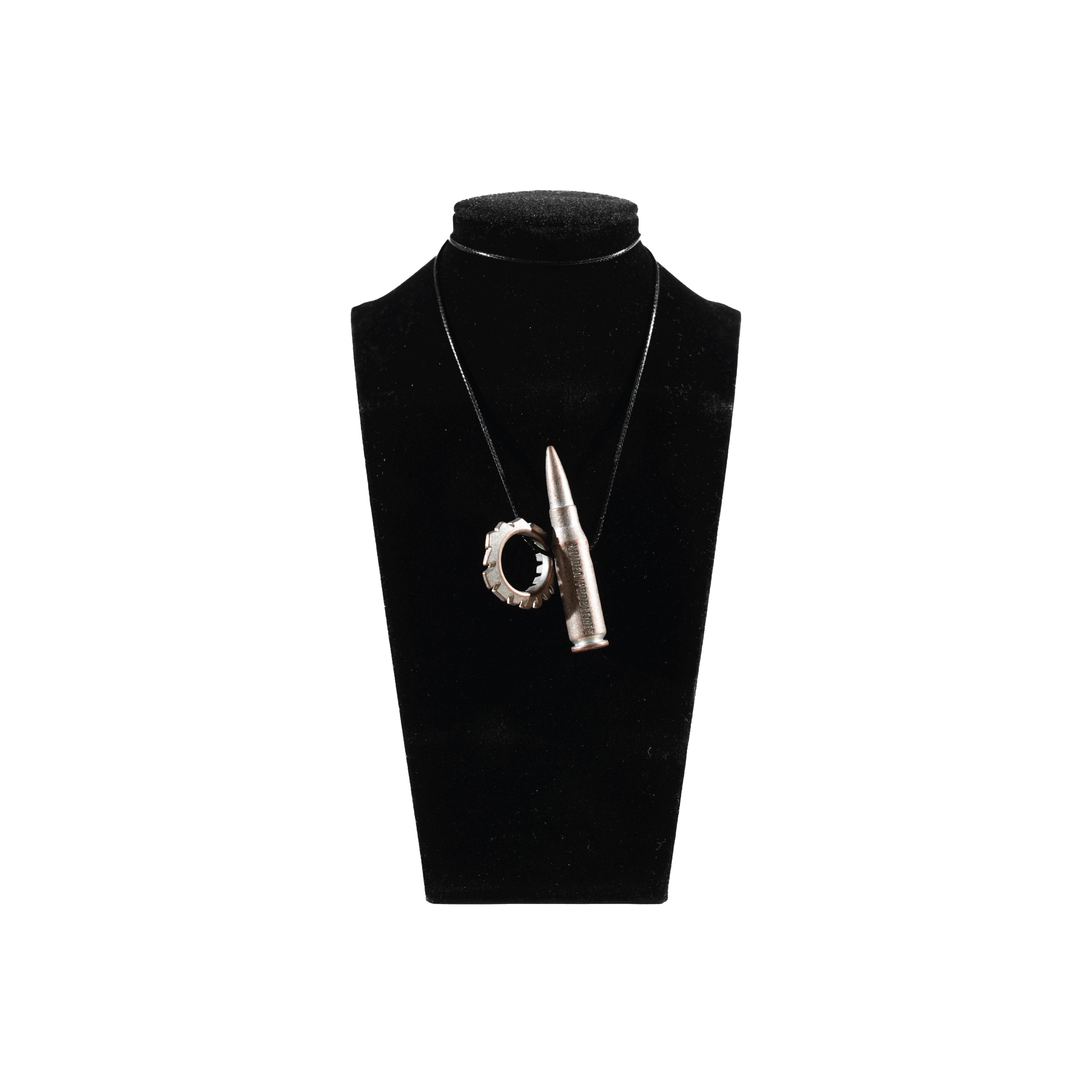 BULLET + HOLE NECKLACE
