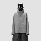BAT PANEL PARKA - GREY