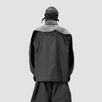 BACK PLEATED SHIRT - GREY