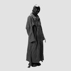 BAT PANEL TRENCH COAT - GREY