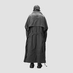 BAT PANEL TRENCH COAT - GREY