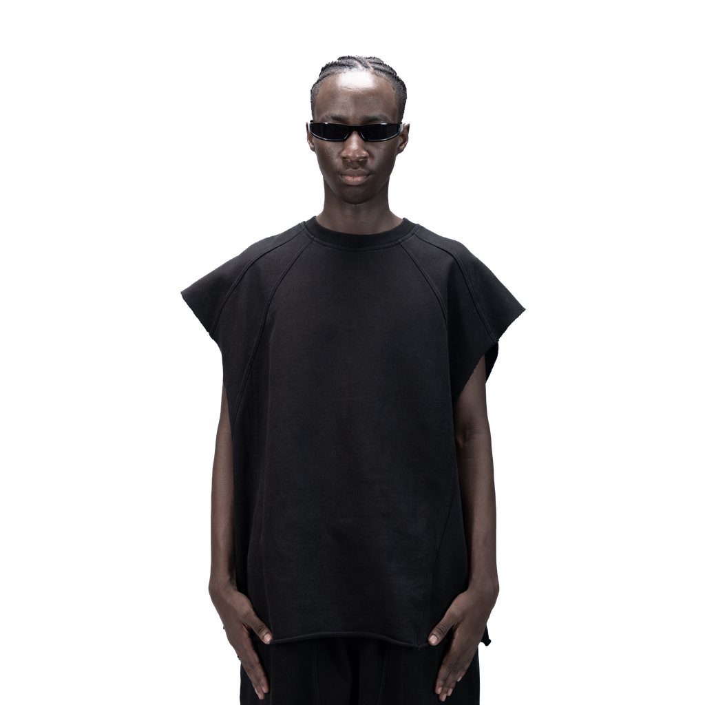 626 BAT PANEL TANK TOP - BLACK