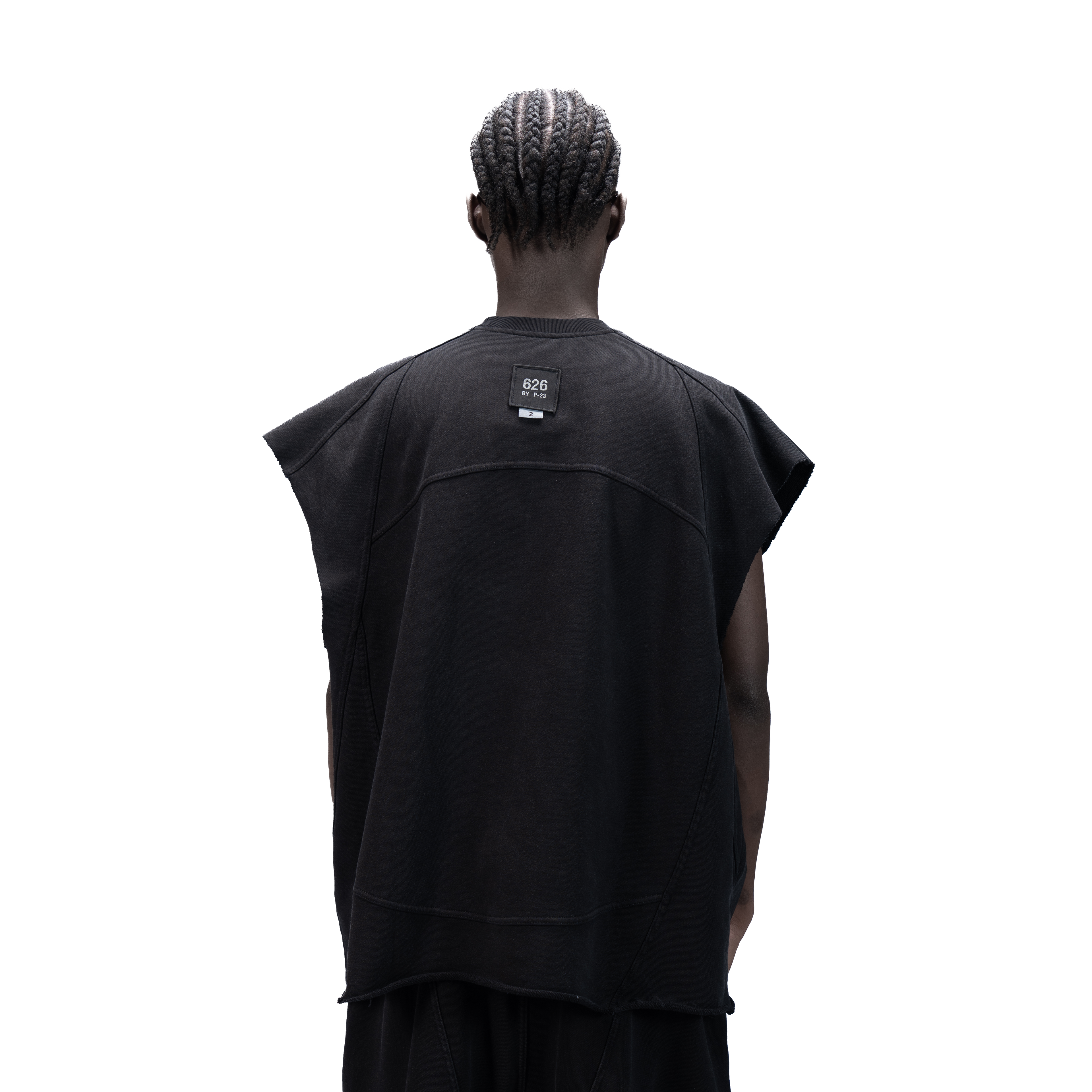 626 BAT PANEL TANK TOP - BLACK