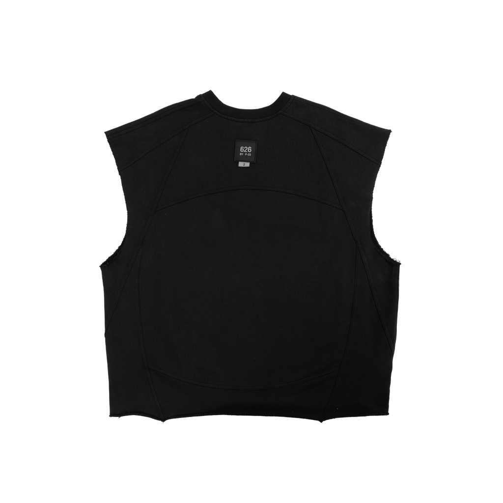 626 BAT PANEL TANK TOP - BLACK