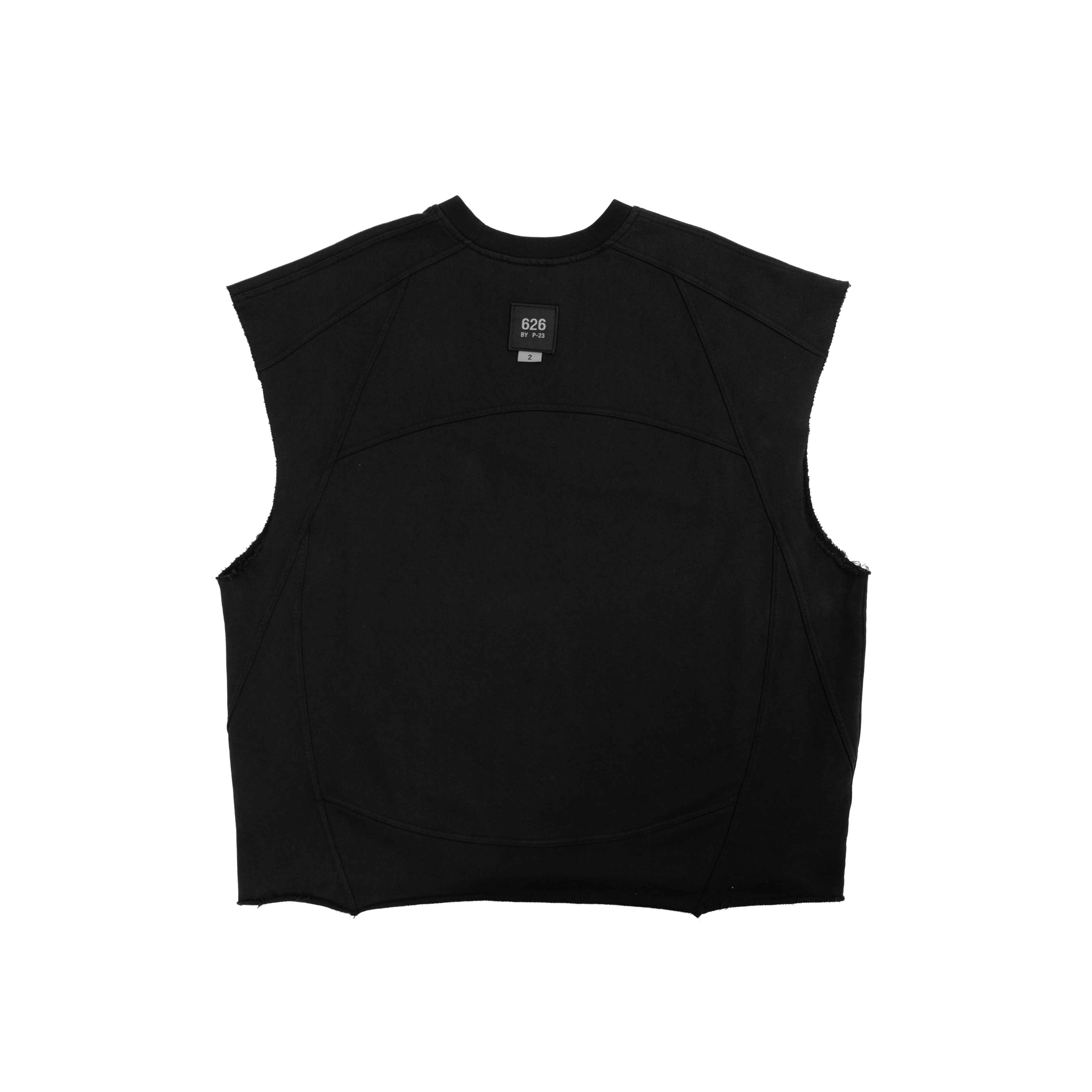 626 BAT PANEL TANK TOP - BLACK