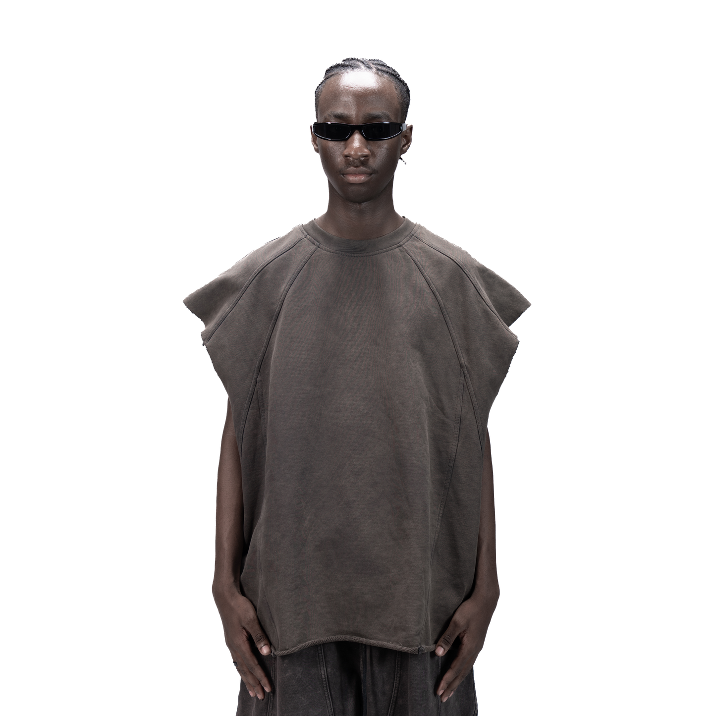 626 BAT PANEL TANK TOP - GREY