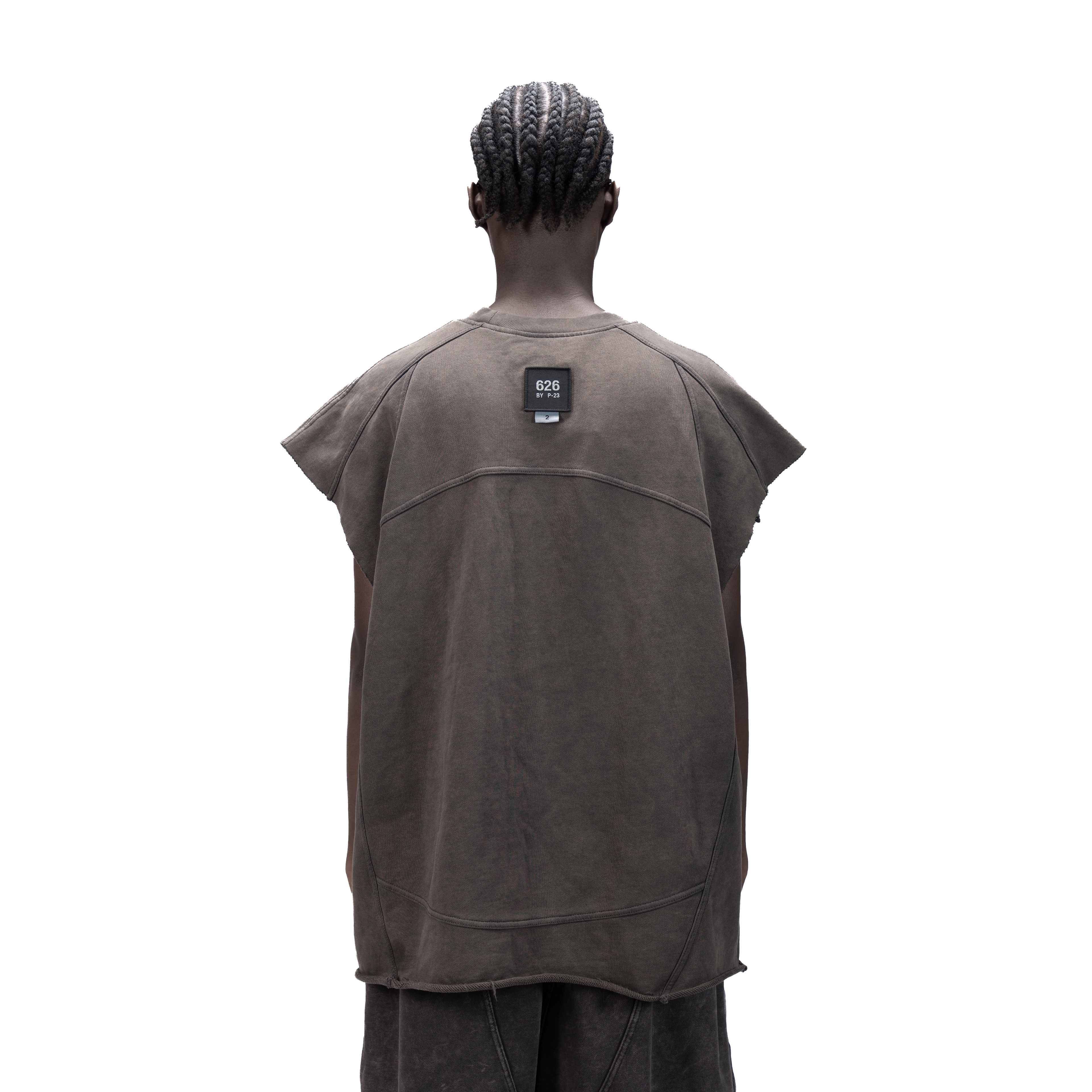 626 BAT PANEL TANK TOP - GREY