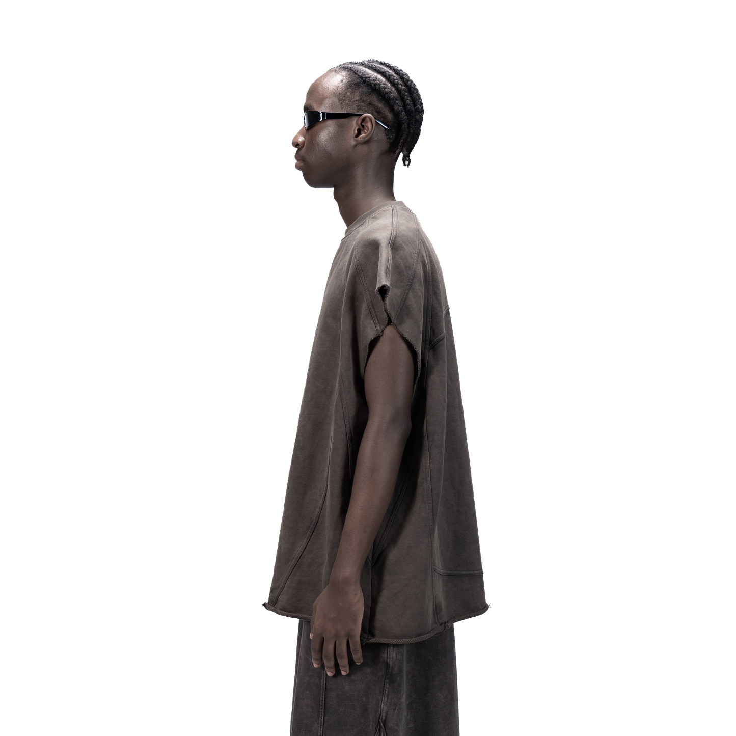 626 BAT PANEL TANK TOP - GREY